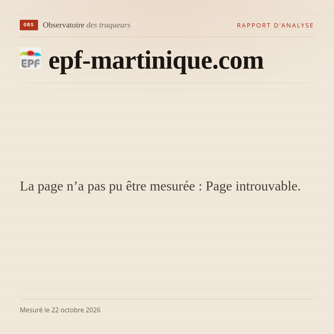 La page n’a pas pu être mesurée : Page introuvable.