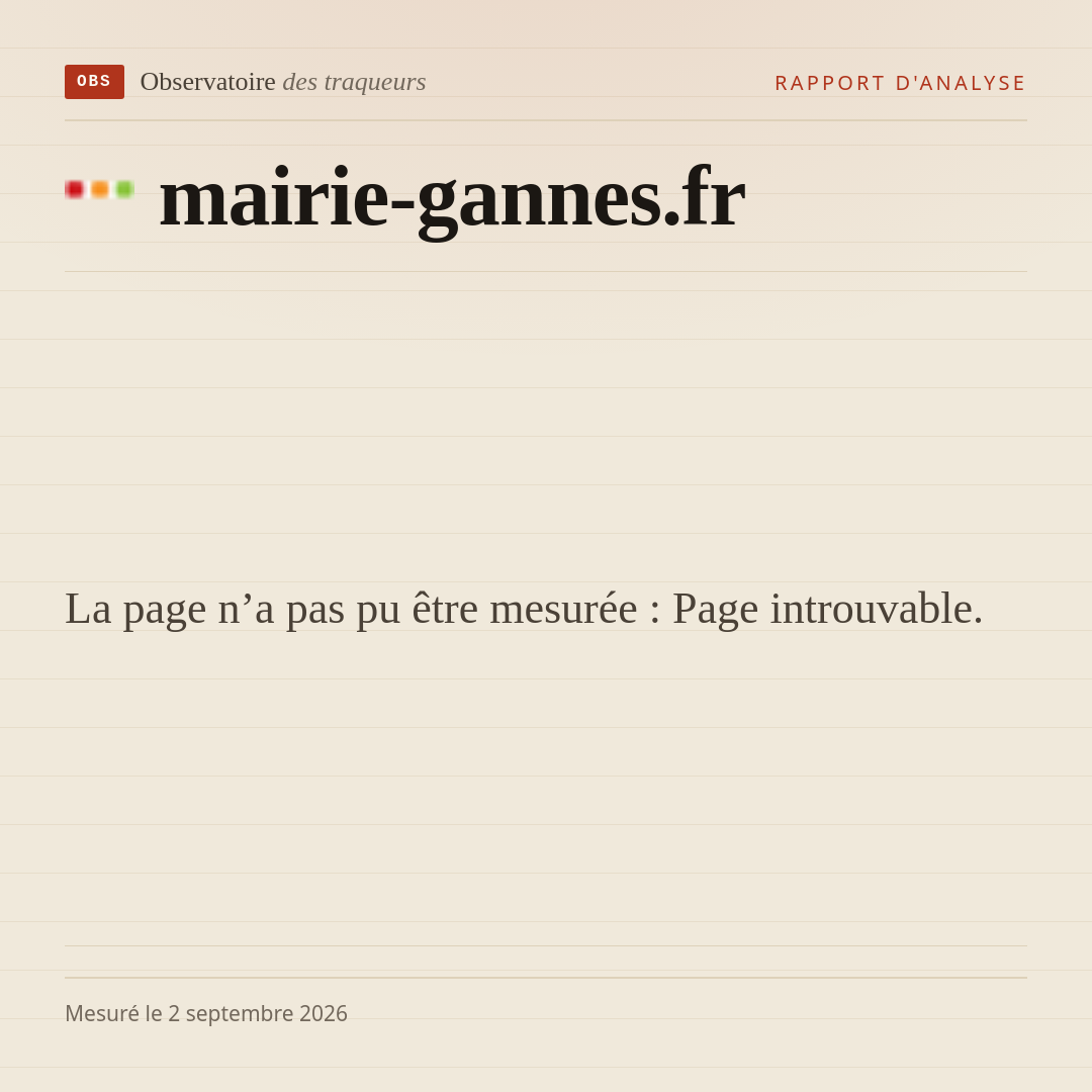 La page n’a pas pu être mesurée : Page introuvable.