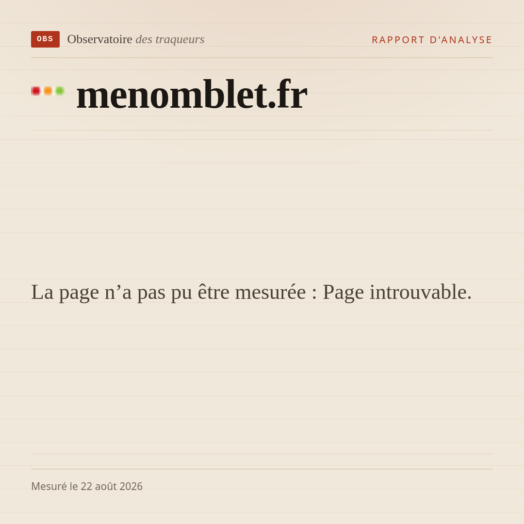 La page n’a pas pu être mesurée : Page introuvable.