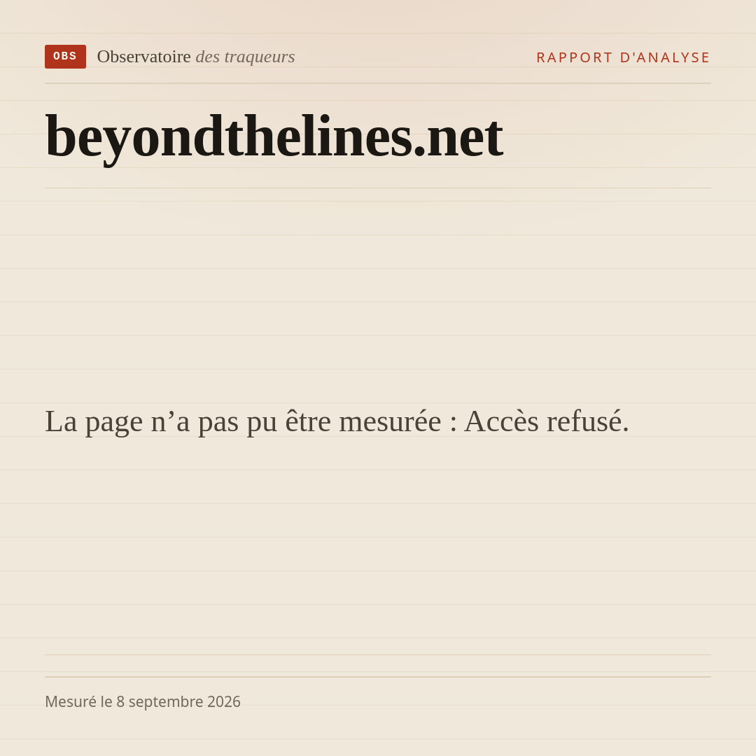 La page n’a pas pu être mesurée : Accès refusé.
