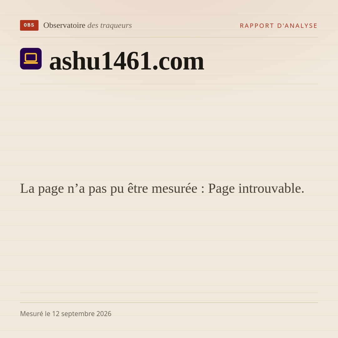 La page n’a pas pu être mesurée : Page introuvable.