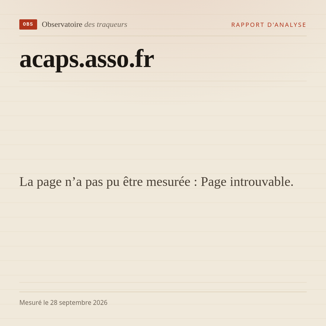 La page n’a pas pu être mesurée : Page introuvable.