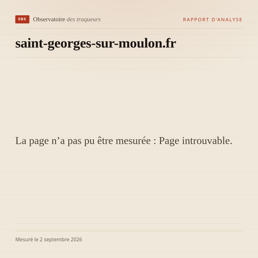 La page n’a pas pu être mesurée : Page introuvable.