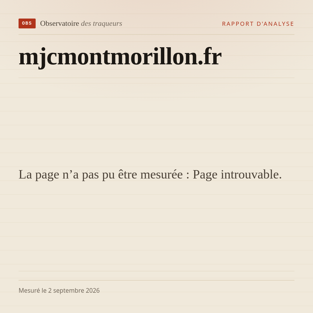 La page n’a pas pu être mesurée : Page introuvable.