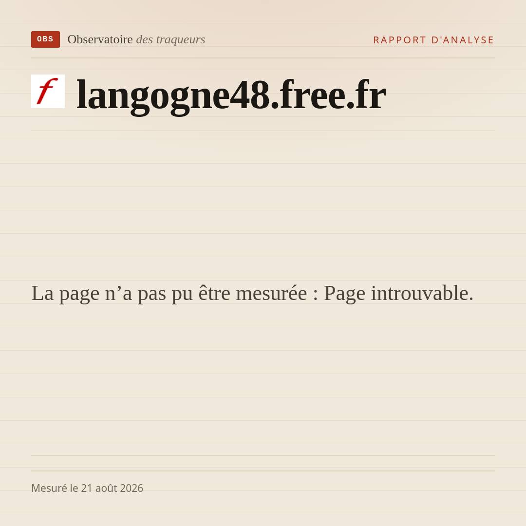 La page n’a pas pu être mesurée : Page introuvable.
