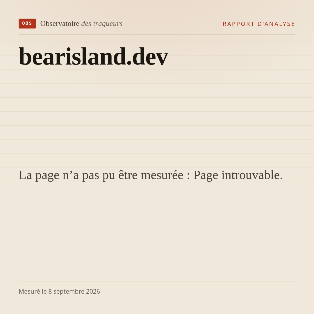 La page n’a pas pu être mesurée : Page introuvable.
