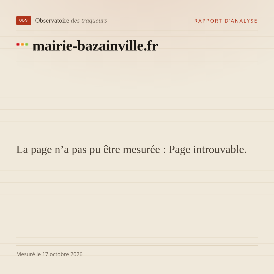 La page n’a pas pu être mesurée : Page introuvable.