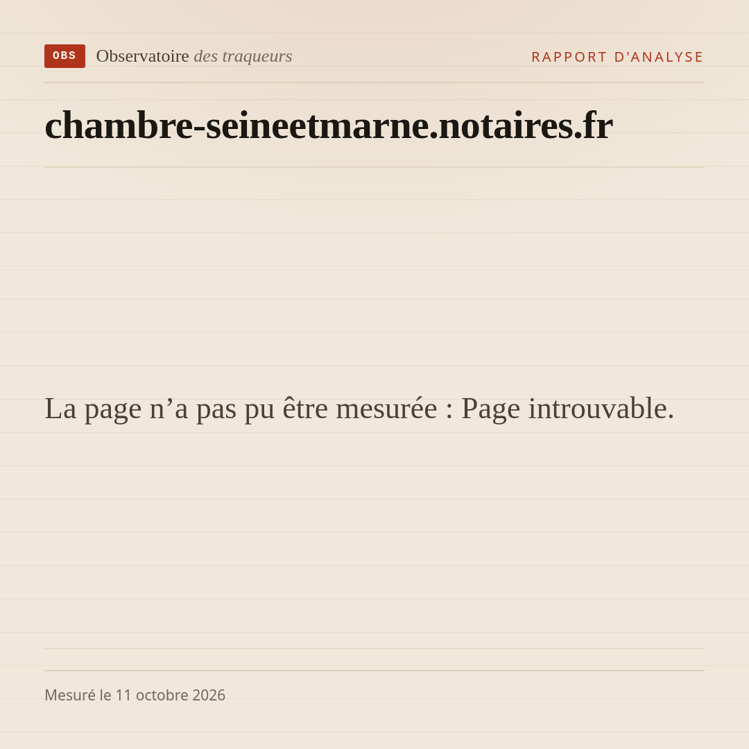 La page n’a pas pu être mesurée : Page introuvable.