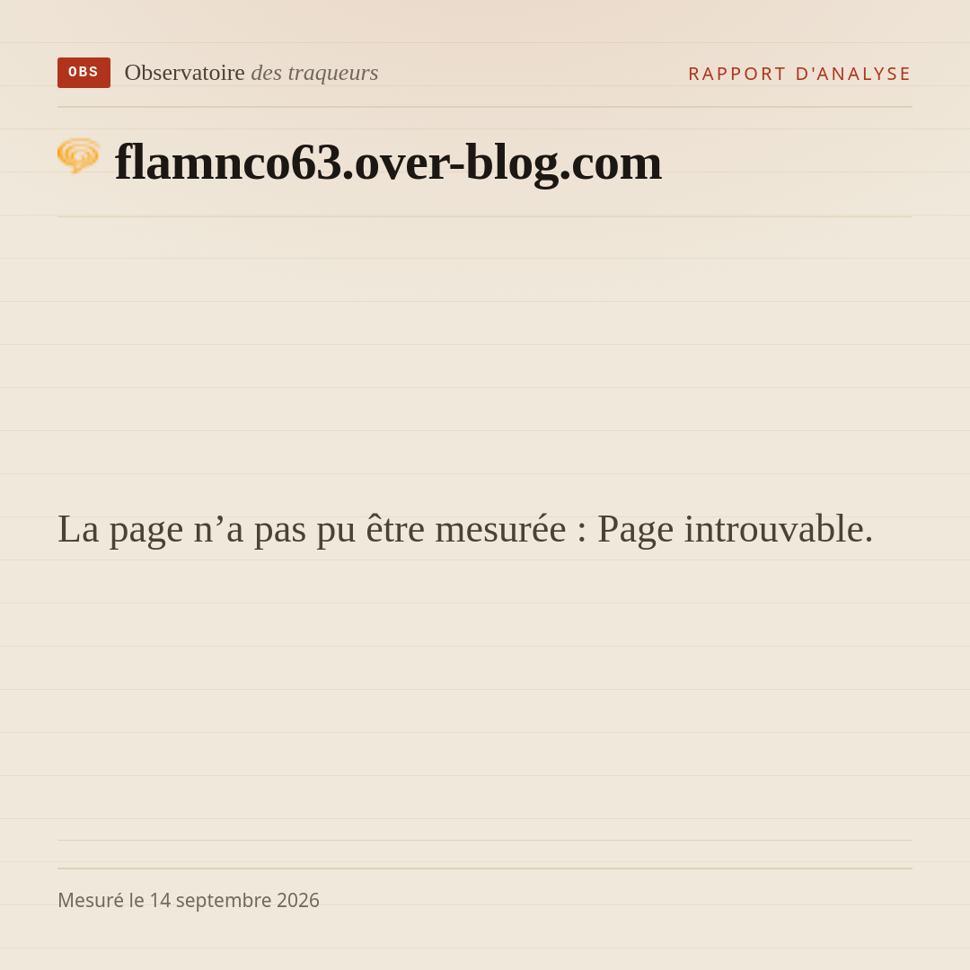 La page n’a pas pu être mesurée : Page introuvable.