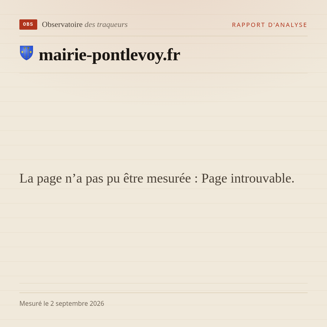 La page n’a pas pu être mesurée : Page introuvable.