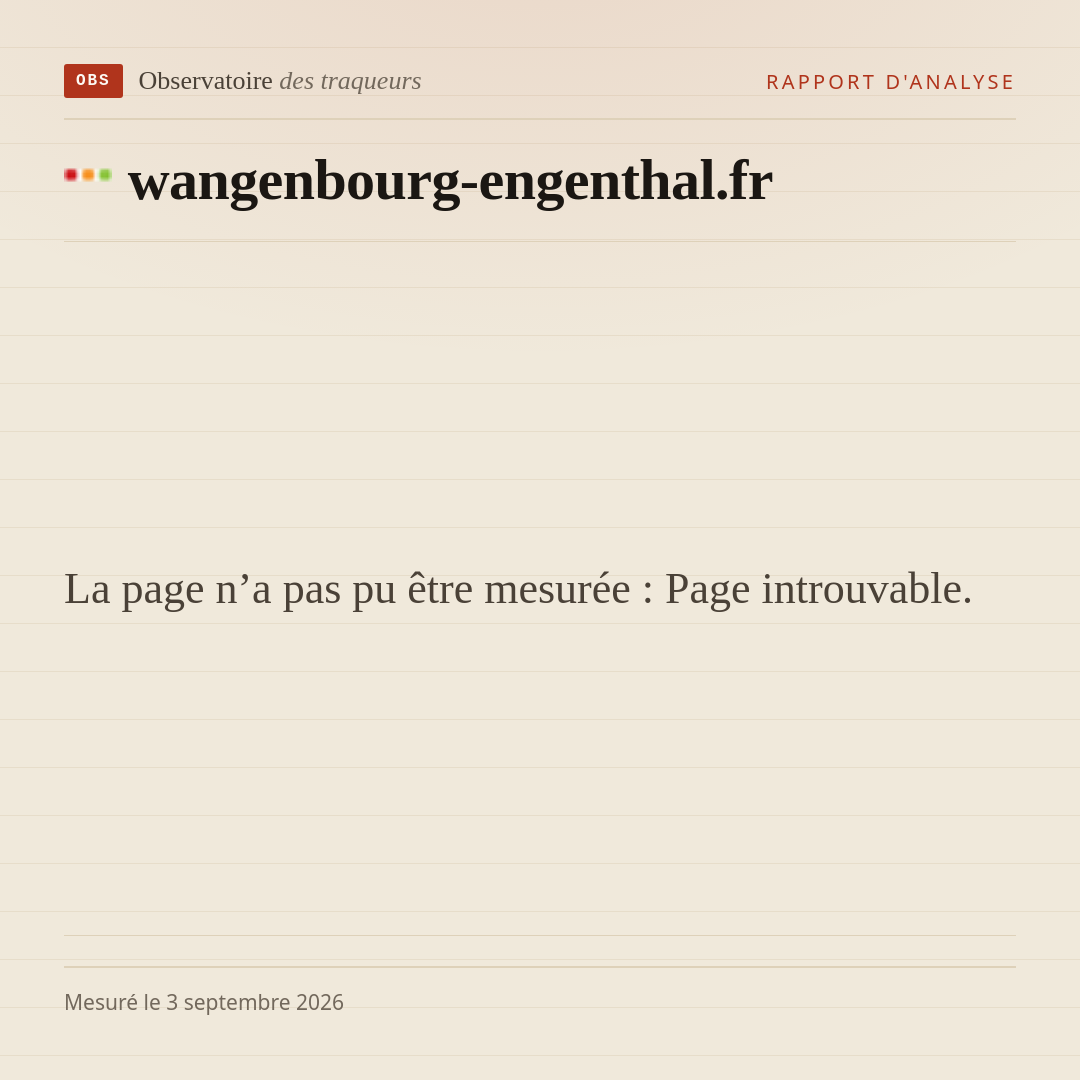 La page n’a pas pu être mesurée : Page introuvable.