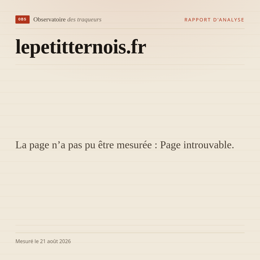 La page n’a pas pu être mesurée : Page introuvable.
