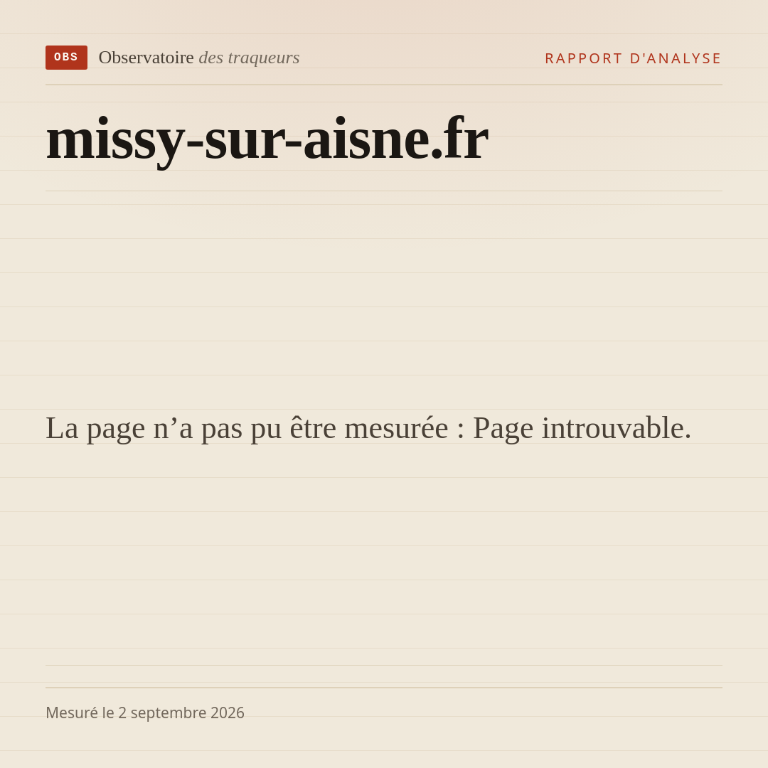La page n’a pas pu être mesurée : Page introuvable.