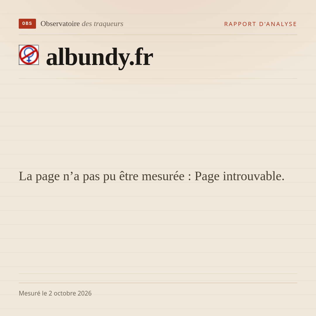 La page n’a pas pu être mesurée : Page introuvable.