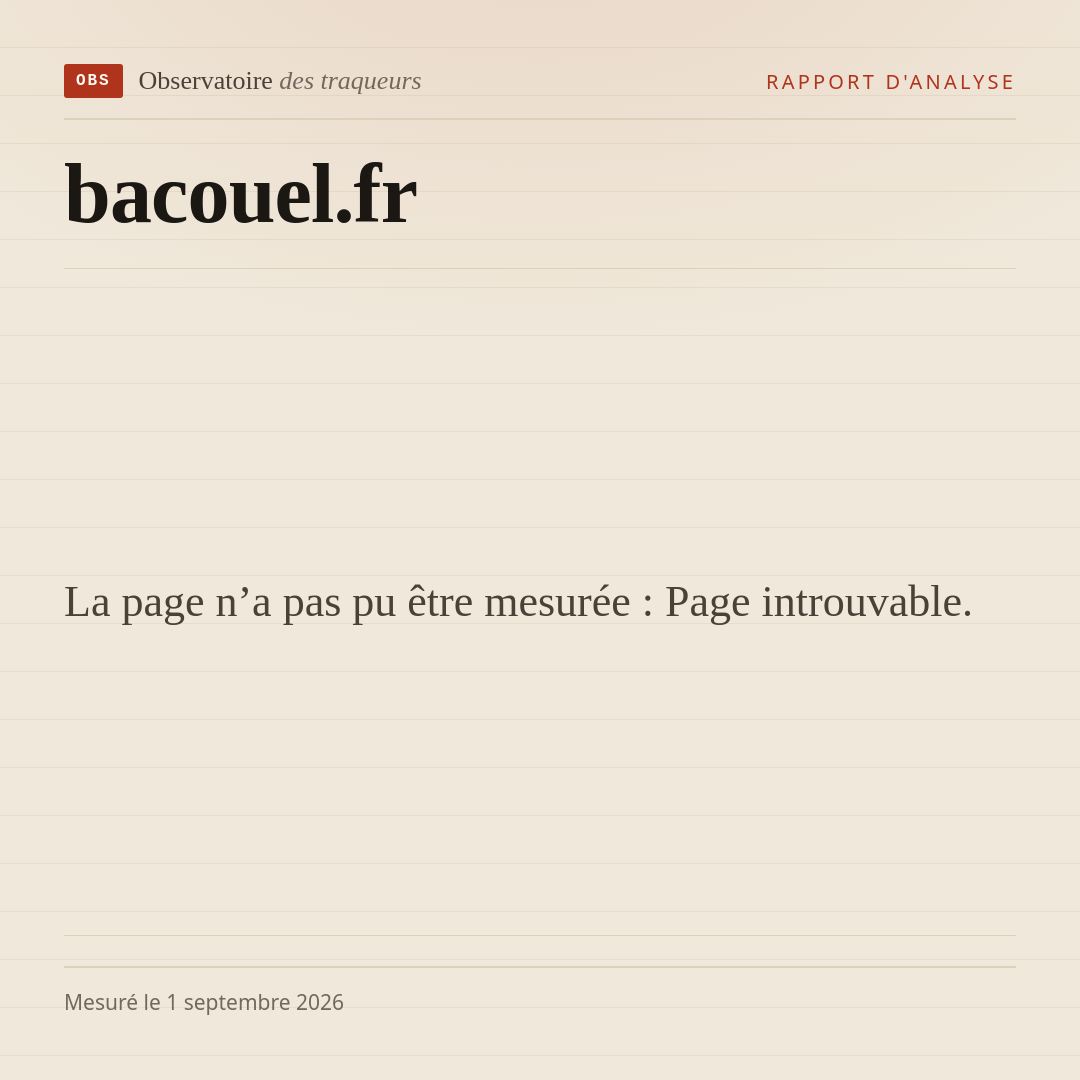 La page n’a pas pu être mesurée : Page introuvable.