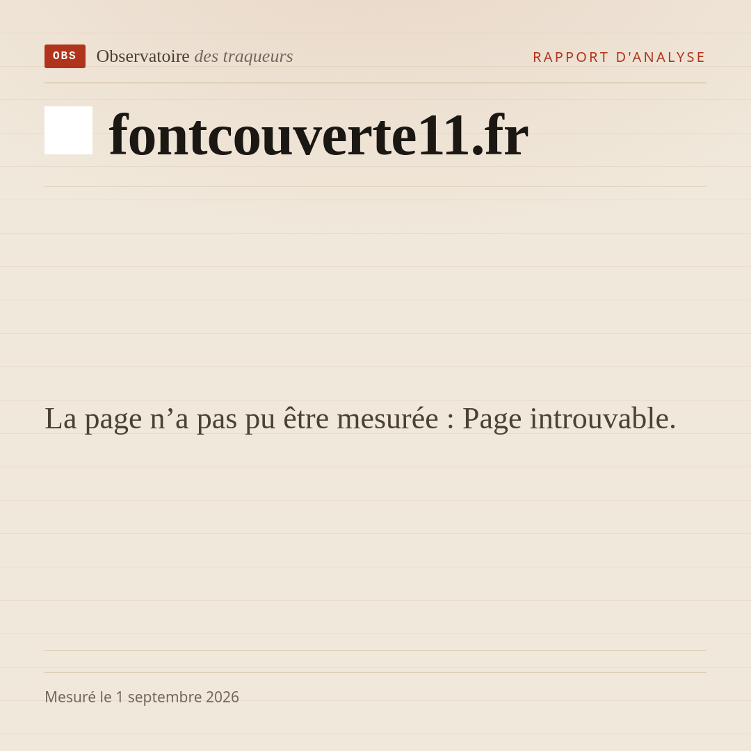 La page n’a pas pu être mesurée : Page introuvable.