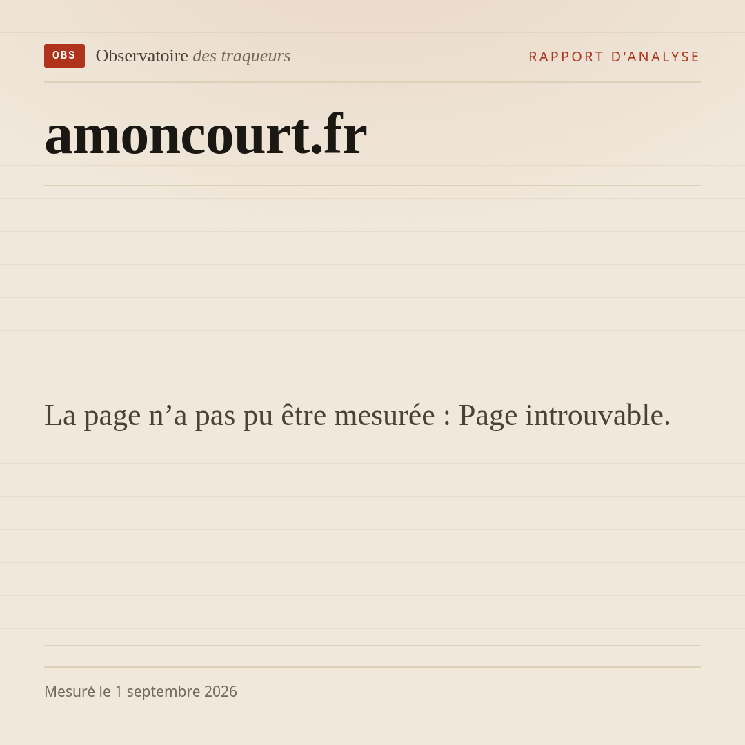 La page n’a pas pu être mesurée : Page introuvable.