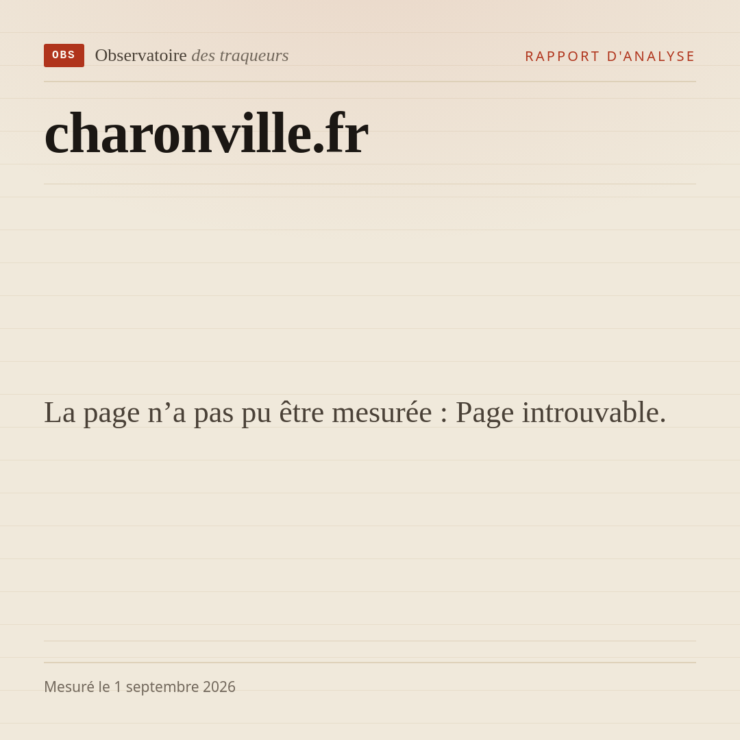 La page n’a pas pu être mesurée : Page introuvable.