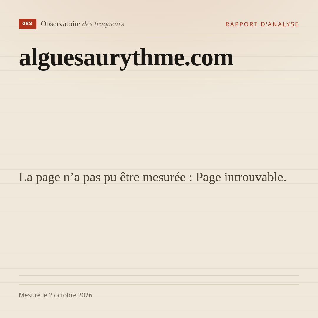 La page n’a pas pu être mesurée : Page introuvable.