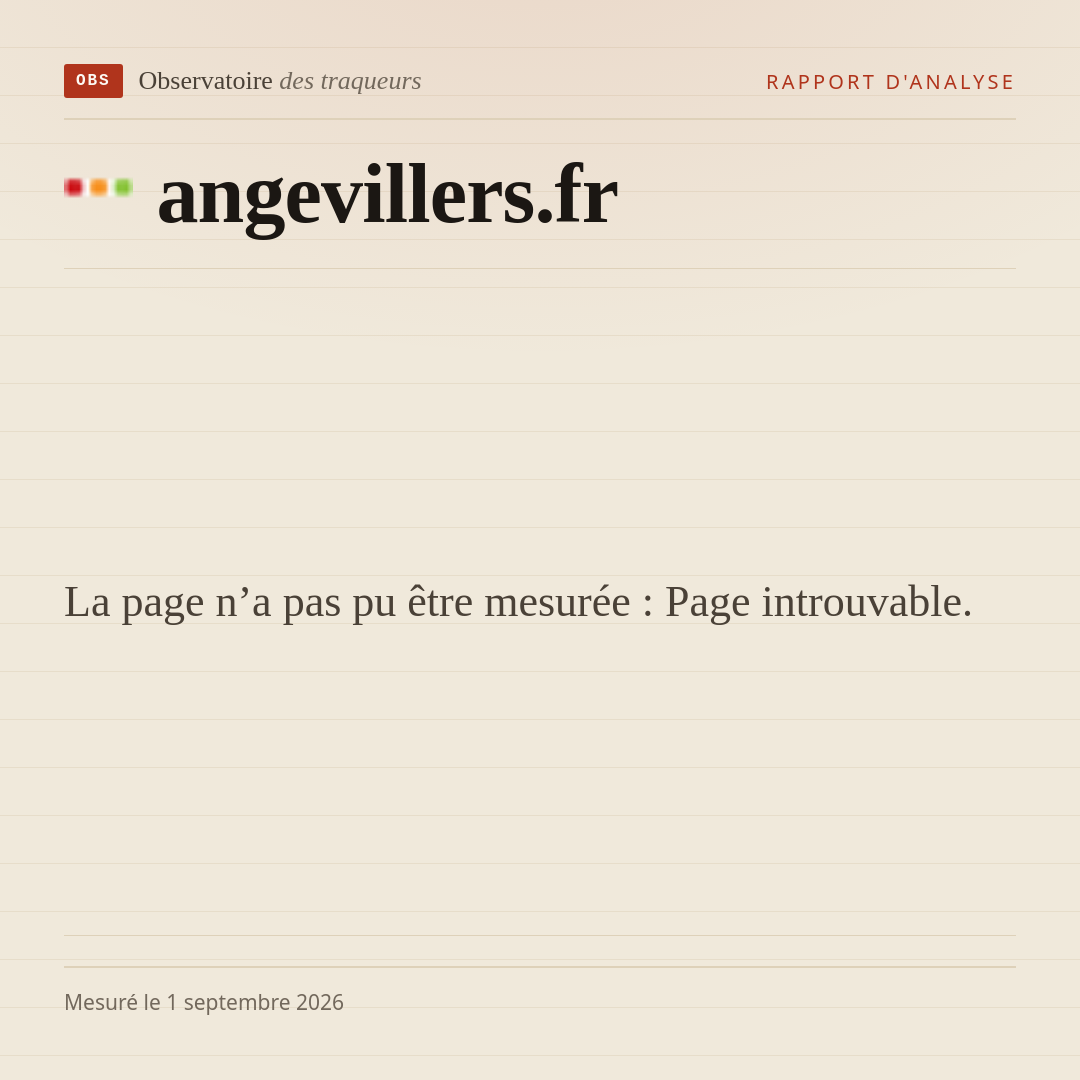 La page n’a pas pu être mesurée : Page introuvable.