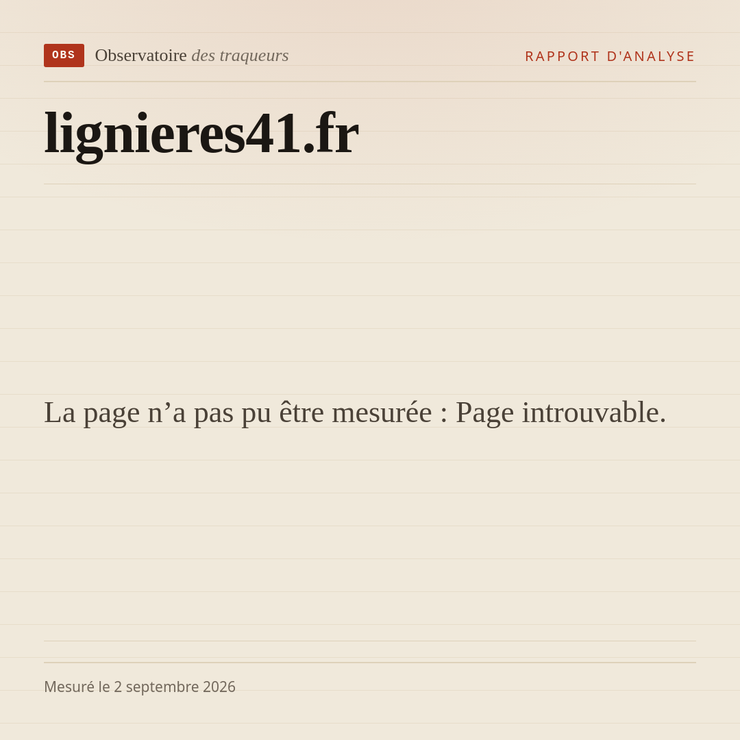 La page n’a pas pu être mesurée : Page introuvable.