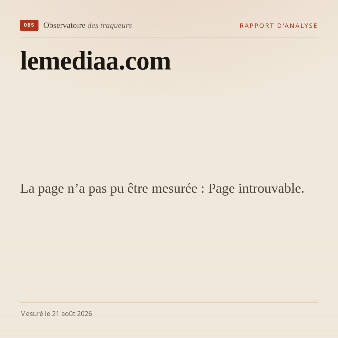 La page n’a pas pu être mesurée : Page introuvable.
