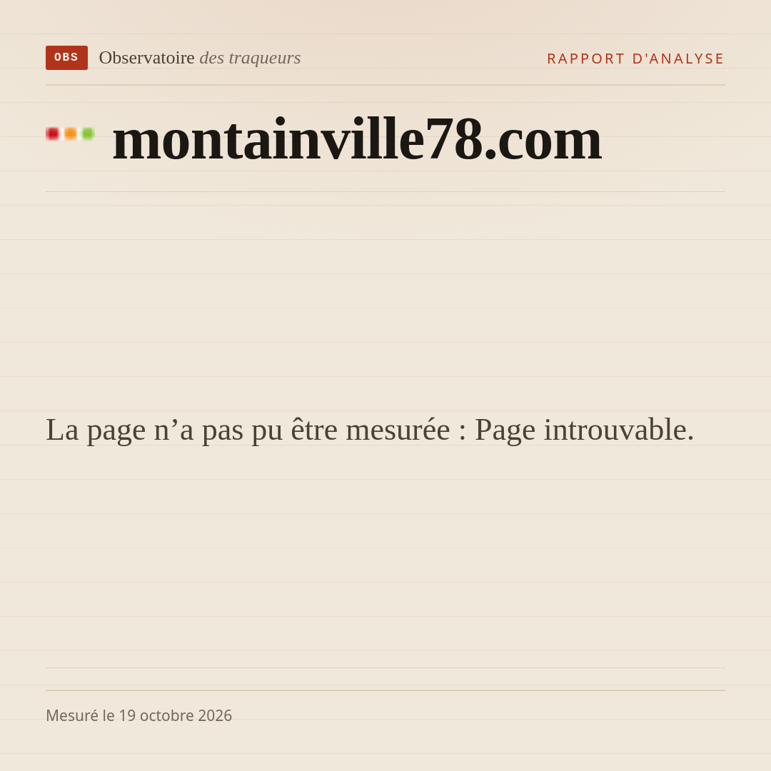 La page n’a pas pu être mesurée : Page introuvable.