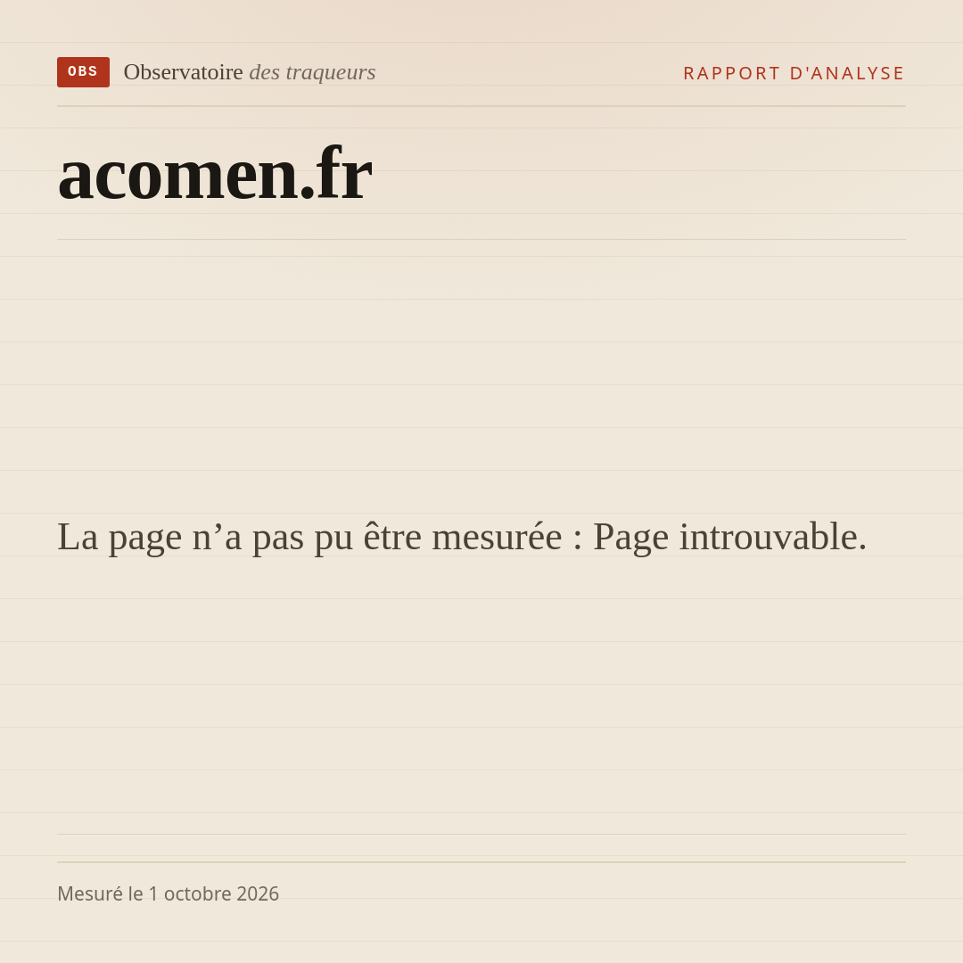 La page n’a pas pu être mesurée : Page introuvable.