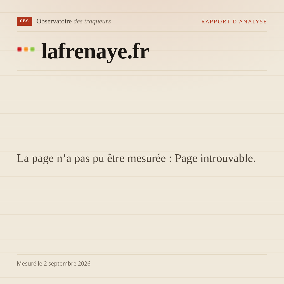 La page n’a pas pu être mesurée : Page introuvable.