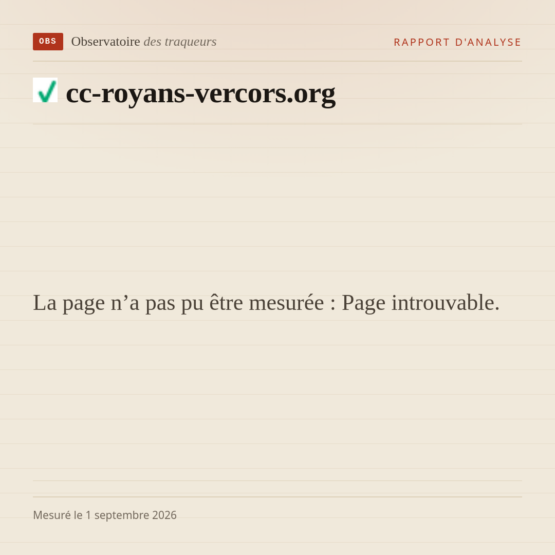 La page n’a pas pu être mesurée : Page introuvable.