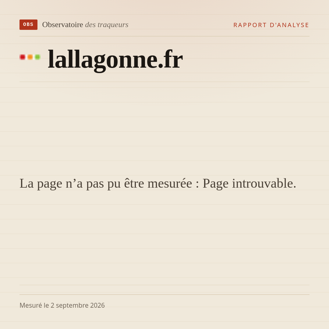 La page n’a pas pu être mesurée : Page introuvable.