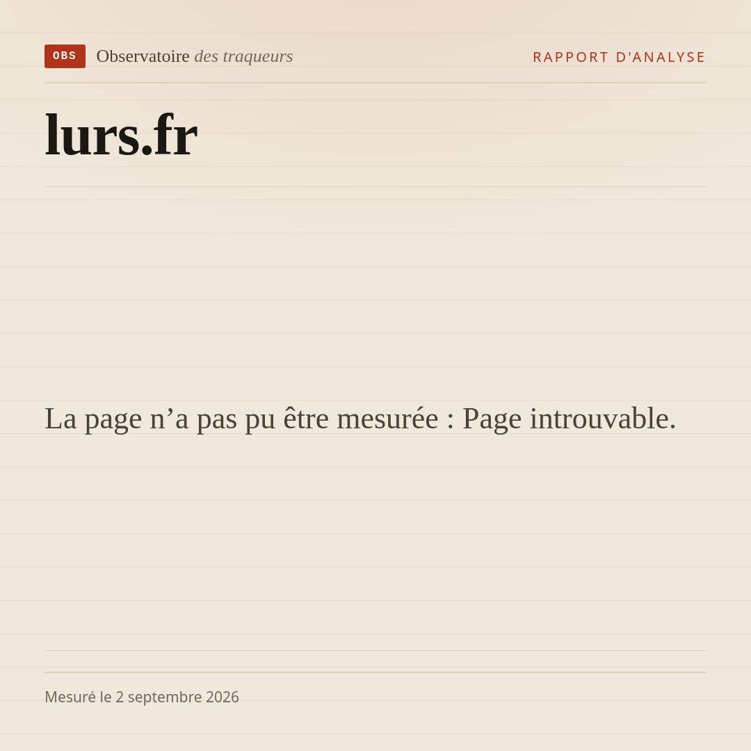 La page n’a pas pu être mesurée : Page introuvable.