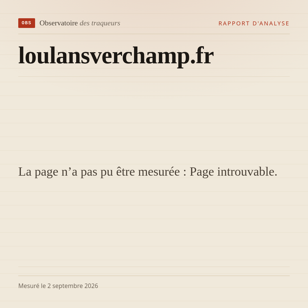 La page n’a pas pu être mesurée : Page introuvable.