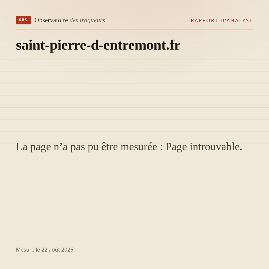 La page n’a pas pu être mesurée : Page introuvable.