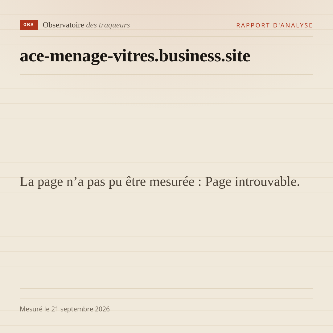 La page n’a pas pu être mesurée : Page introuvable.