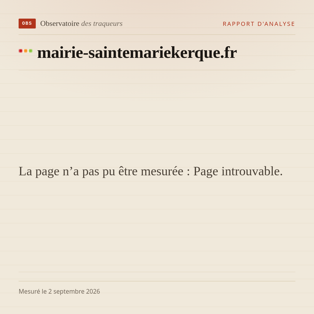 La page n’a pas pu être mesurée : Page introuvable.