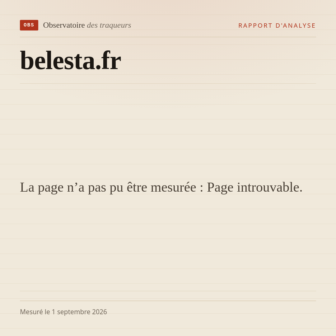 La page n’a pas pu être mesurée : Page introuvable.