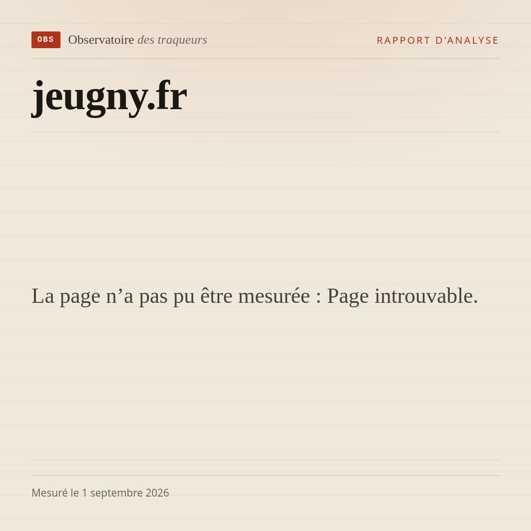La page n’a pas pu être mesurée : Page introuvable.