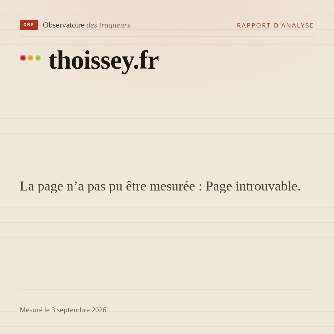 La page n’a pas pu être mesurée : Page introuvable.