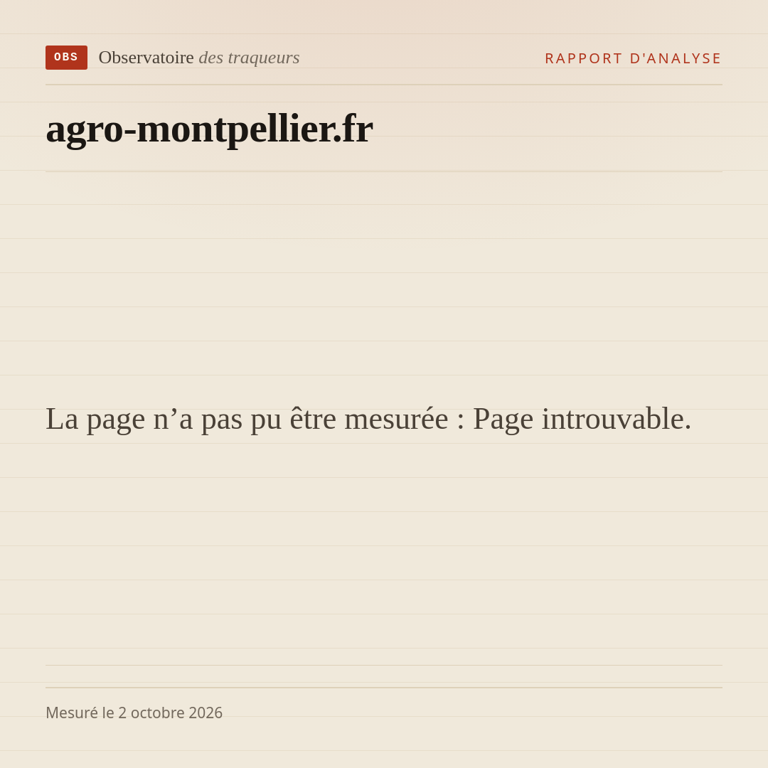La page n’a pas pu être mesurée : Page introuvable.