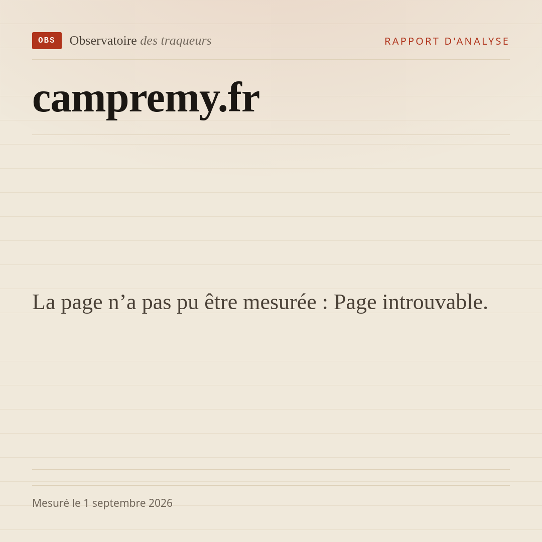 La page n’a pas pu être mesurée : Page introuvable.