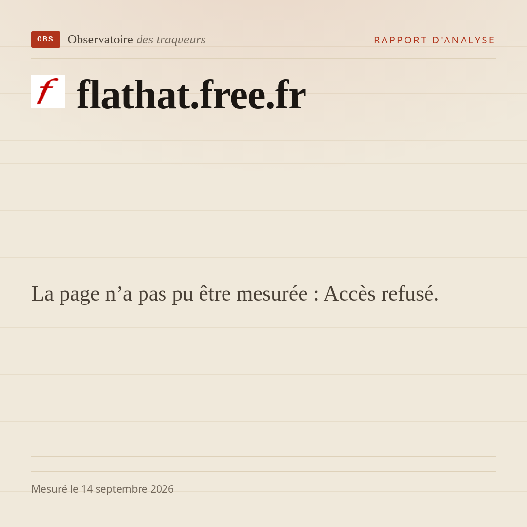 La page n’a pas pu être mesurée : Accès refusé.