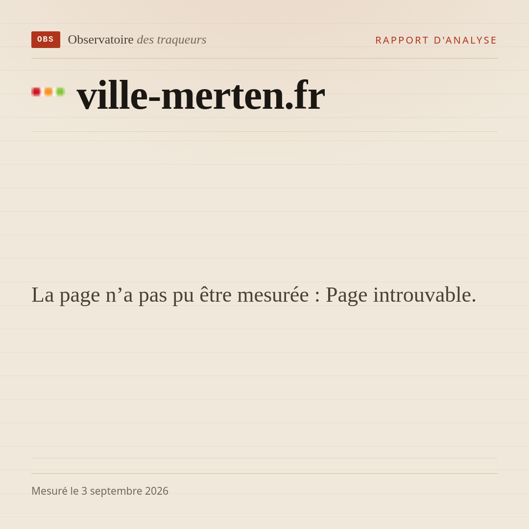 La page n’a pas pu être mesurée : Page introuvable.