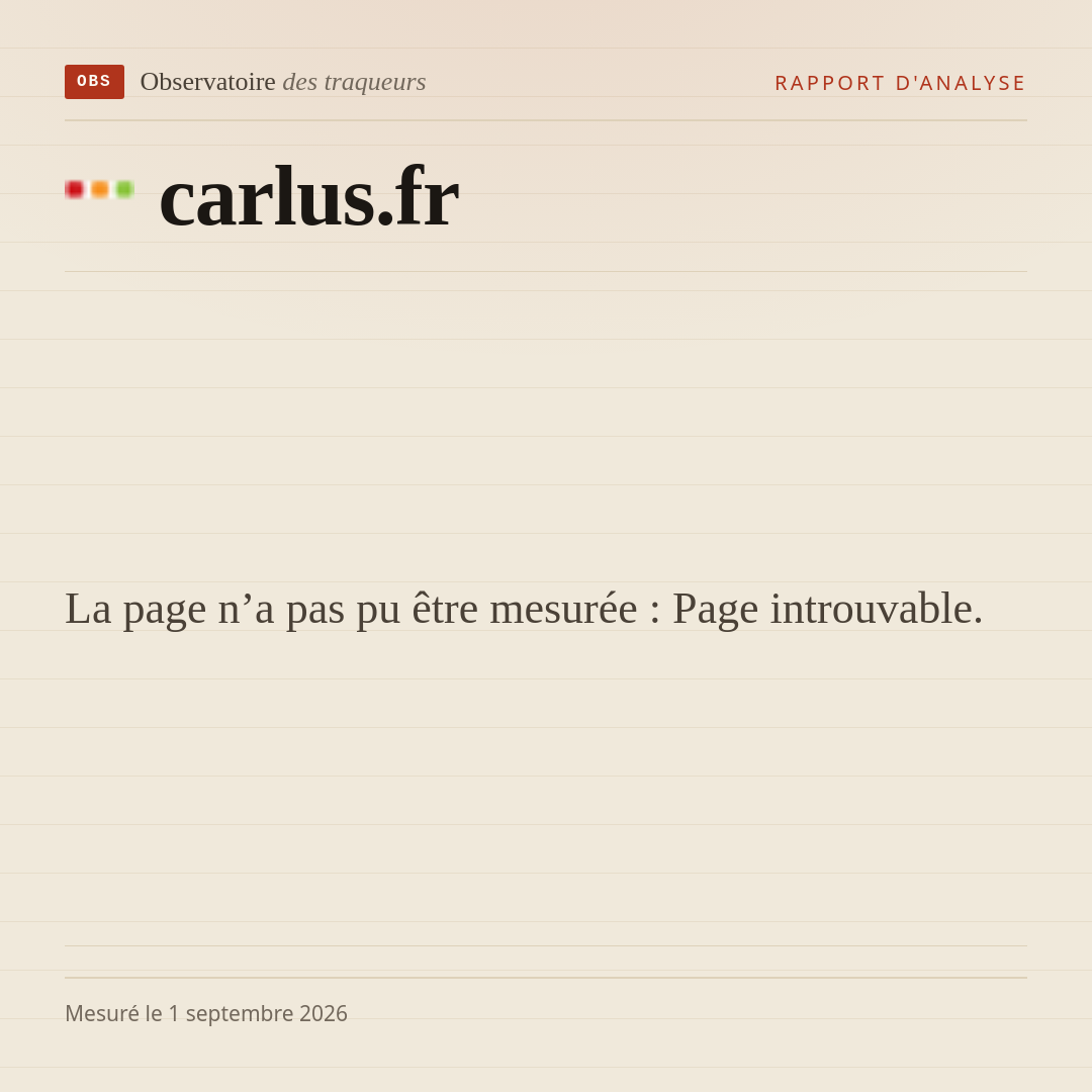 La page n’a pas pu être mesurée : Page introuvable.