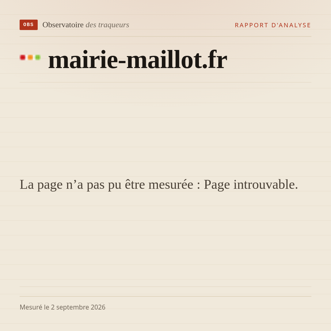 La page n’a pas pu être mesurée : Page introuvable.