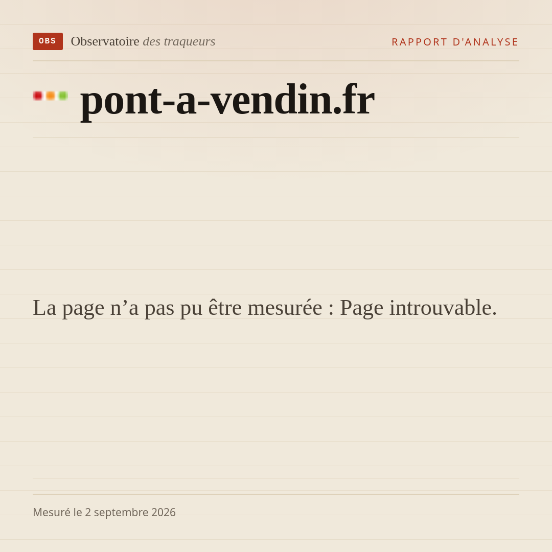 La page n’a pas pu être mesurée : Page introuvable.