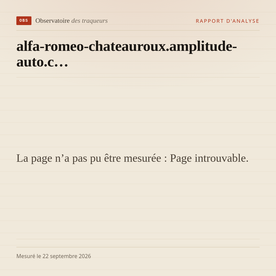 La page n’a pas pu être mesurée : Page introuvable.