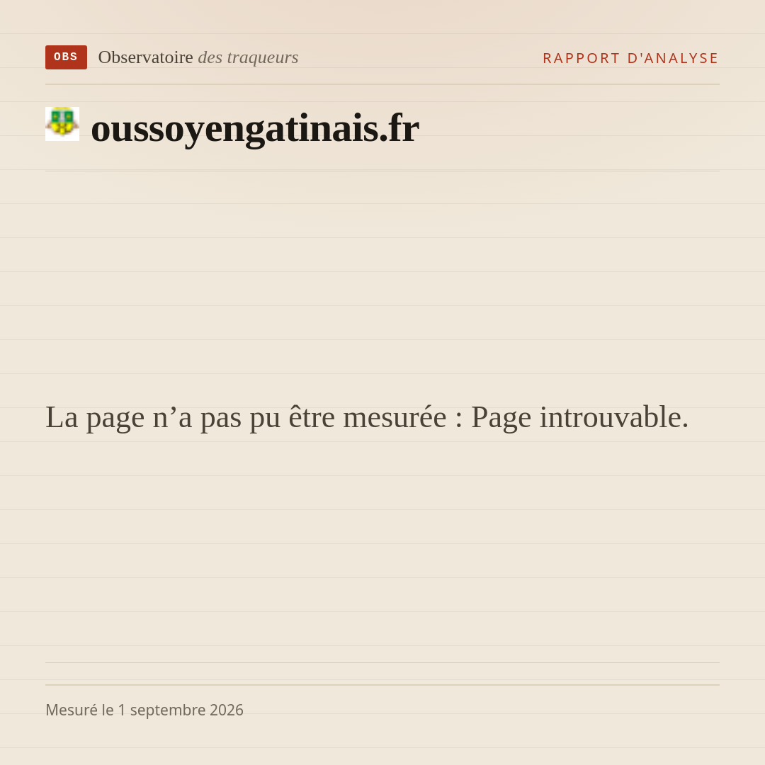 La page n’a pas pu être mesurée : Page introuvable.