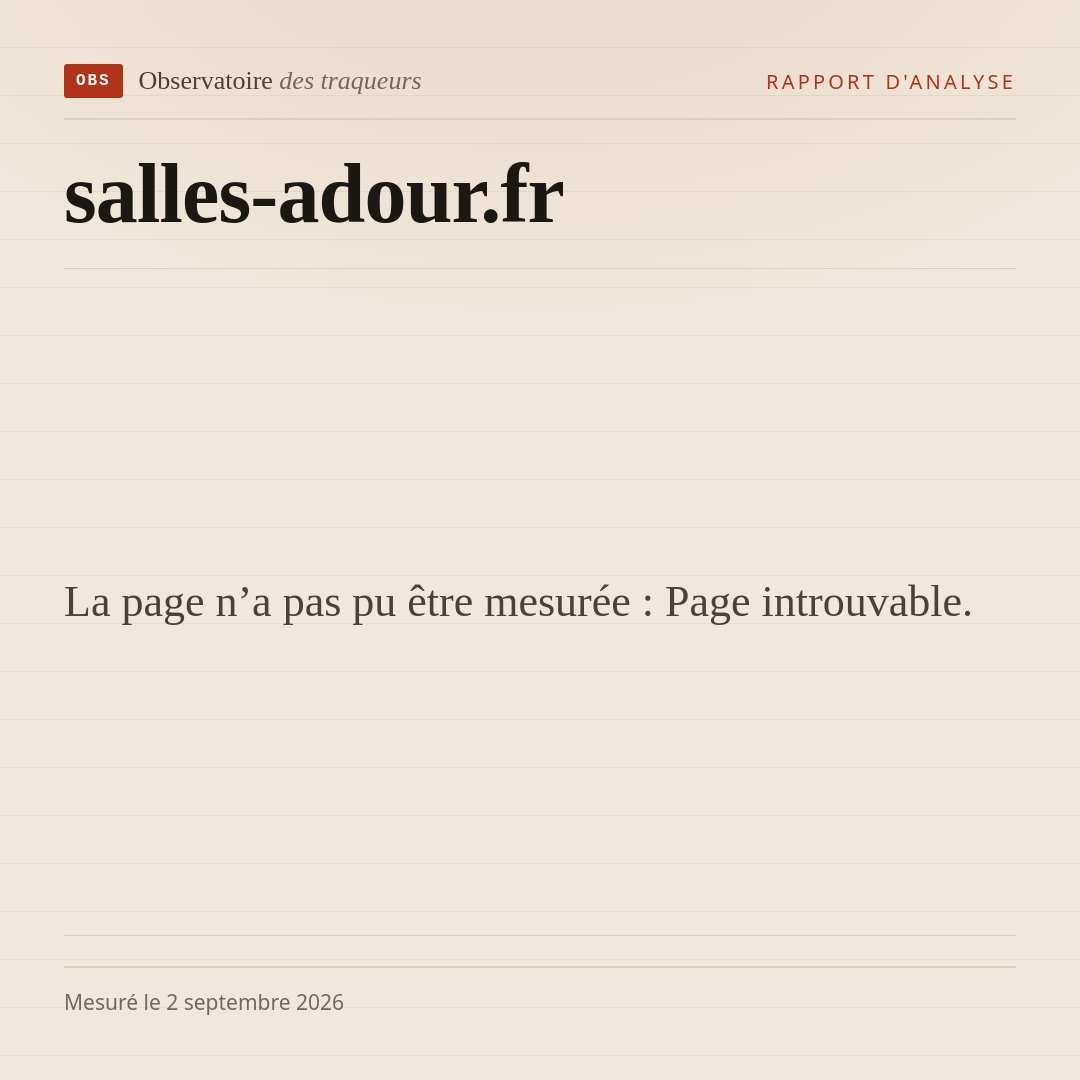 La page n’a pas pu être mesurée : Page introuvable.