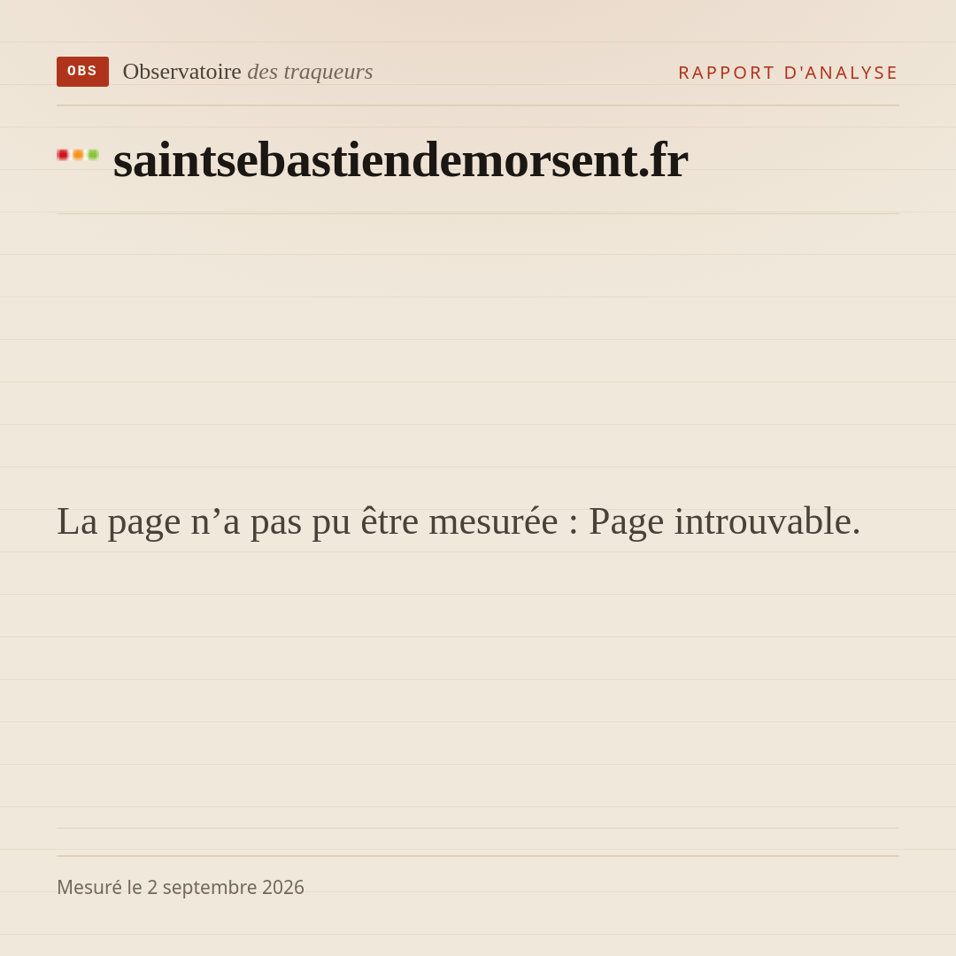 La page n’a pas pu être mesurée : Page introuvable.